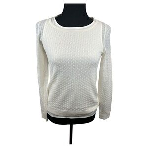 Ann Taylor  Lightweight Layered Knit Pullover‎ Sweater Sheer, Petite, Size XS